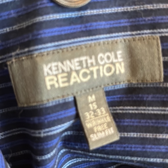 EUC Kenneth Cole Reaction Designer Button Down Shirt - Picture 3 of 5